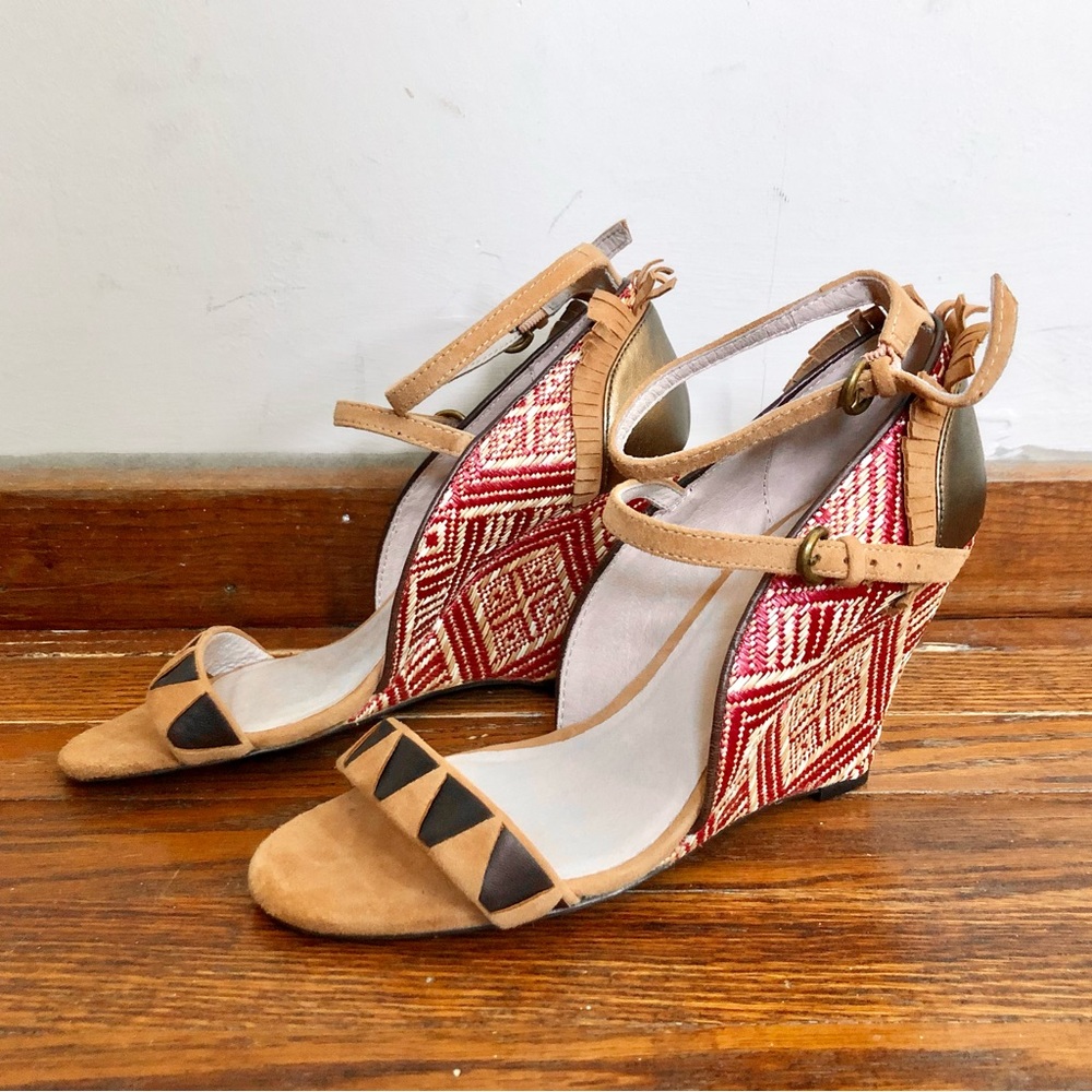 Anthropologie Faryl Robin Valencia Wedges